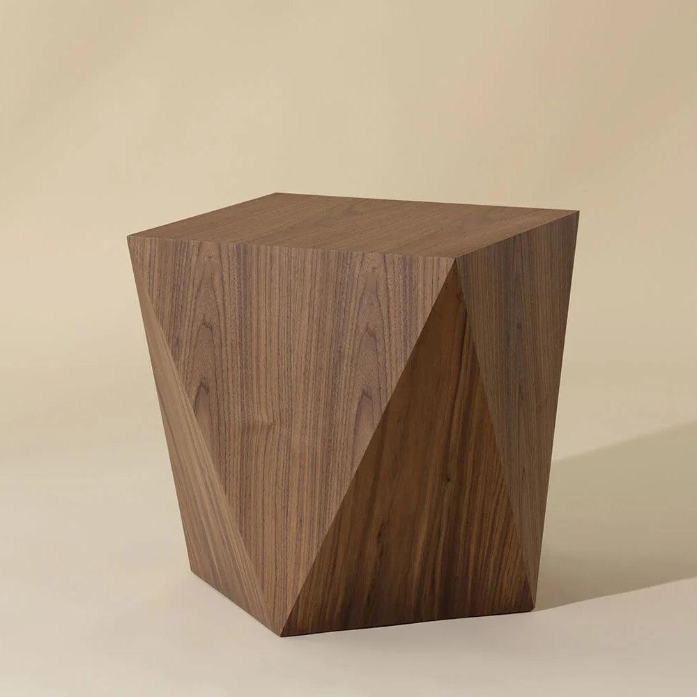 Timmons End Table By Sunpan Sleek Walnut Veneer - LOOMLAN - SUNPAN - Side Tables