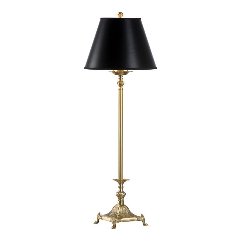 Tinsley Buffet Antique Brass Table Lamp - LOOMLAN - Wildwood - Table Lamps