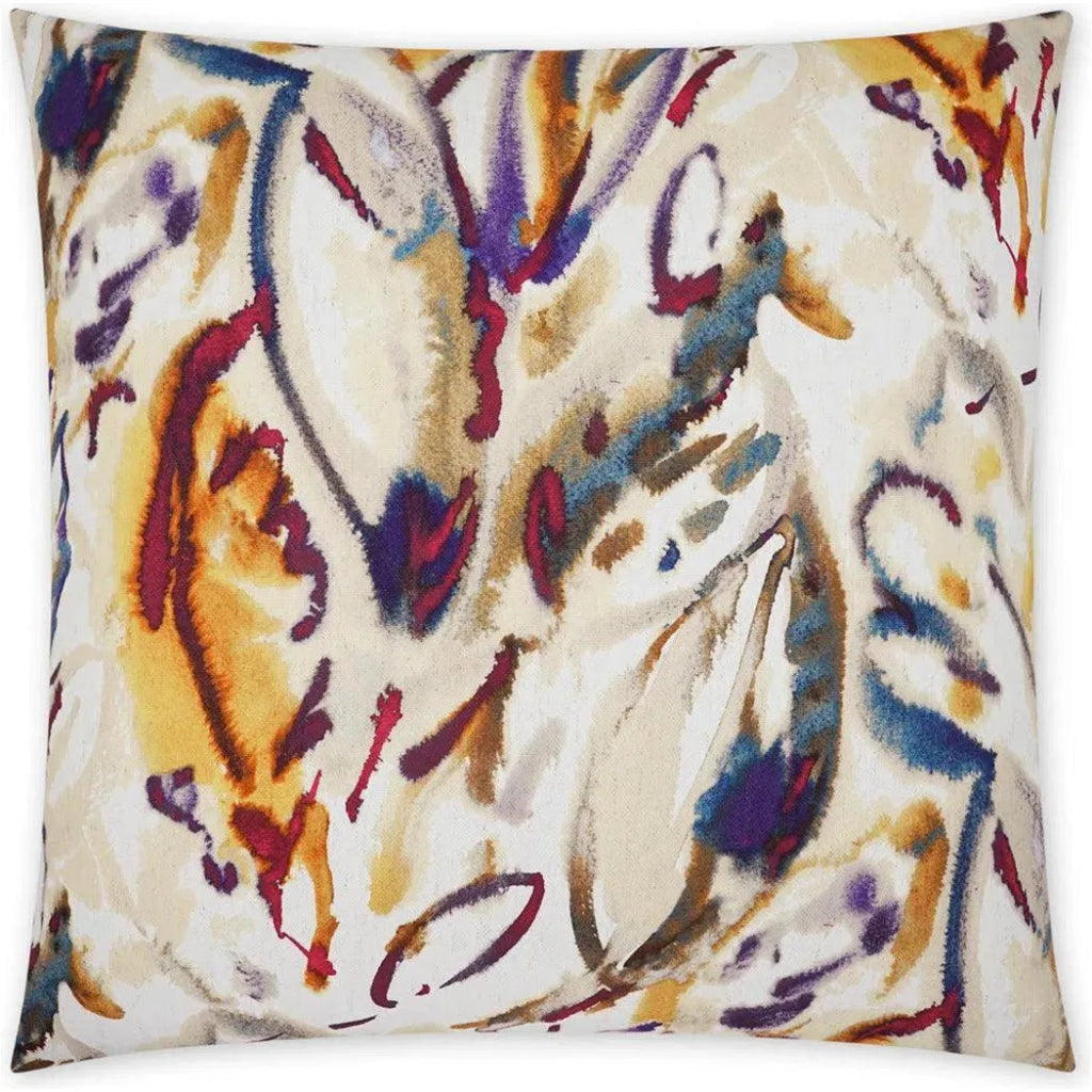 Tisane Berry Abstract Floral Large Throw Pillow Insert - LOOMLAN - D.V. Kap - Throw Pillows