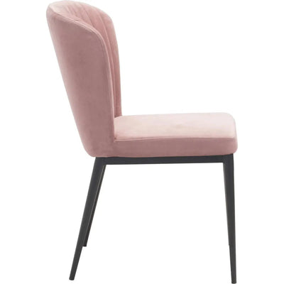 Tolivere Dining Chair (Set of 2) Pink - LOOMLAN - Zuo Modern - Dining Chairs