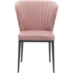 Tolivere Dining Chair (Set of 2) Pink - LOOMLAN - Zuo Modern - Dining Chairs