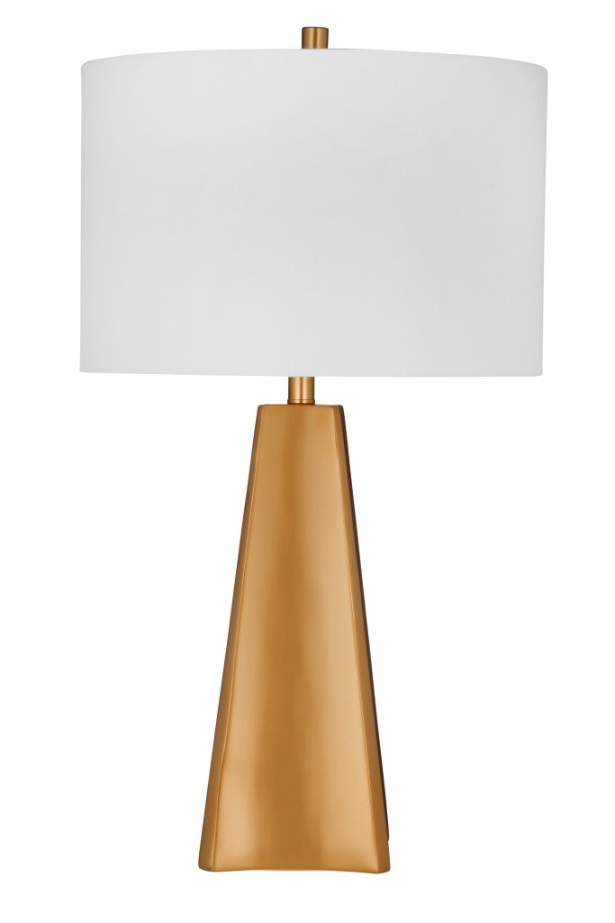 Torrington Gold Polyresin Table Lamp - LOOMLAN - Bassett Mirror - Table Lamps