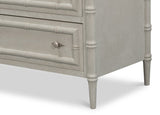 Tortola Three Drawer White Chest - LOOMLAN - Sarreid - Chests
