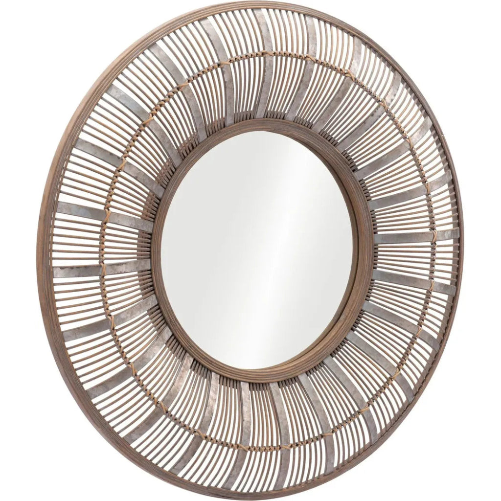 Toto Mirror Antique Gold - LOOMLAN - Zuo Modern - Wall Mirrors