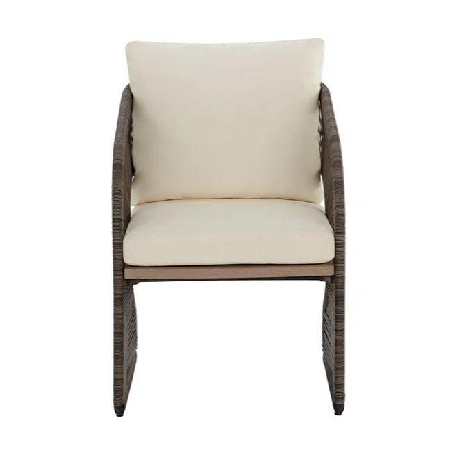 Toulon Dining Chair Stinson Cream Outdoor - LOOMLAN - SUNPAN - Outdoor Dining Chairs