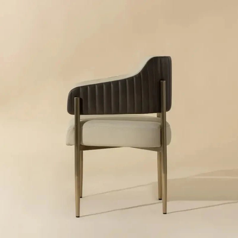 Tova Leather Dining Armchair - LOOMLAN - SUNPAN - Dining Chairs