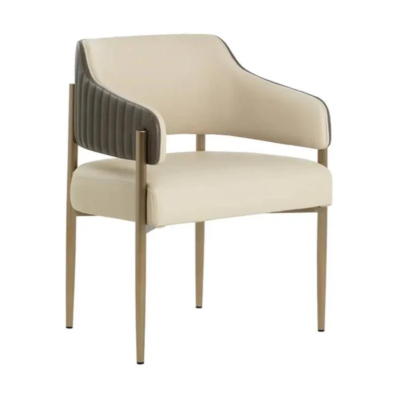 Tova Leather Dining Armchair - LOOMLAN - SUNPAN - Dining Chairs