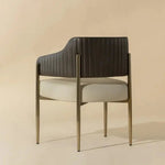 Tova Leather Dining Armchair - LOOMLAN - SUNPAN - Dining Chairs