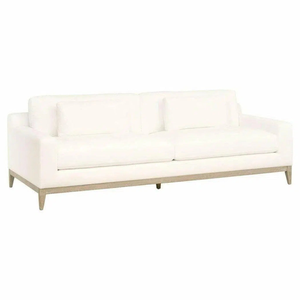 Track Arm Sofa LiveSmart White Natural Oak - LOOMLAN - Essentials For Living - Sofas & Loveseats