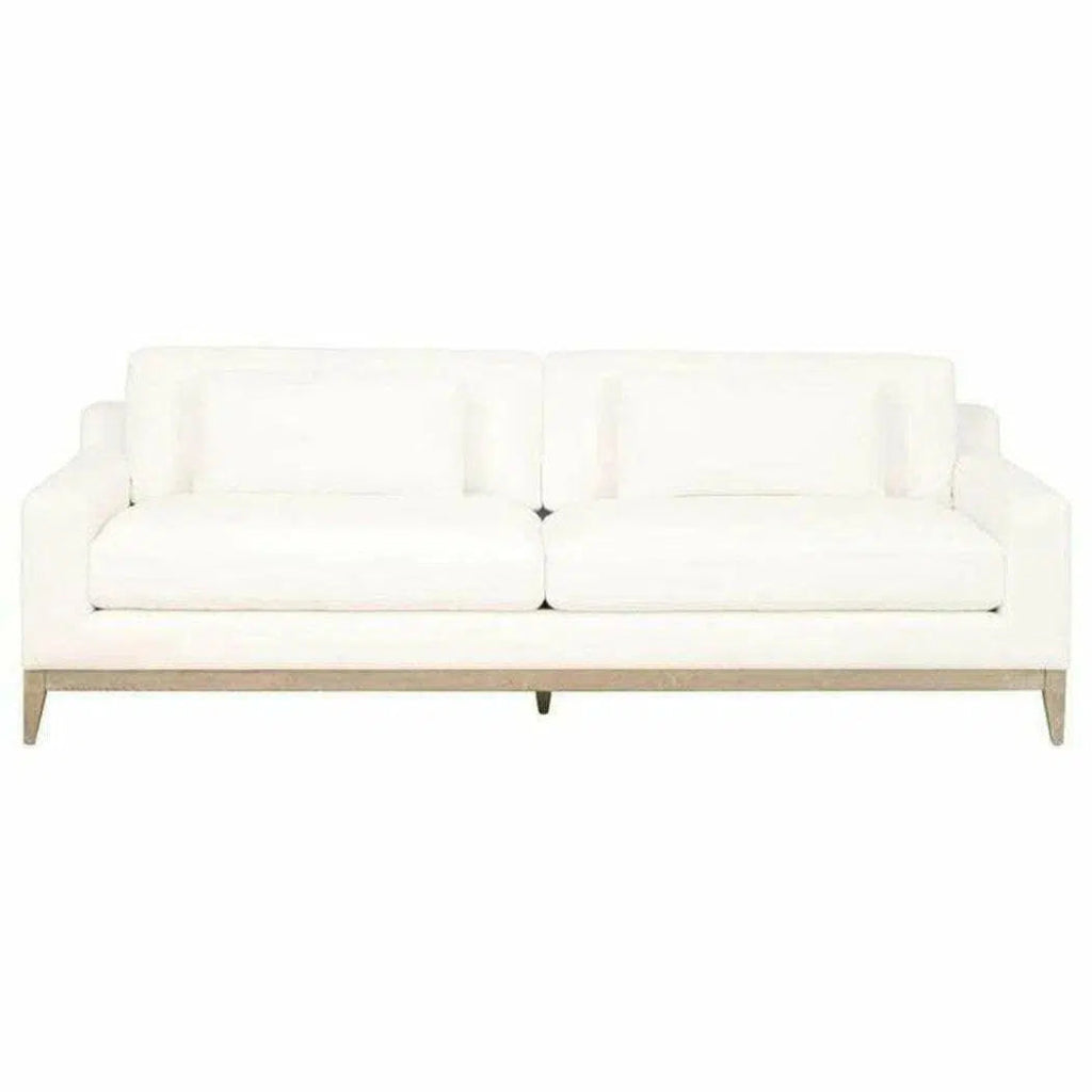 Track Arm Sofa LiveSmart White Natural Oak - LOOMLAN - Essentials For Living - Sofas & Loveseats