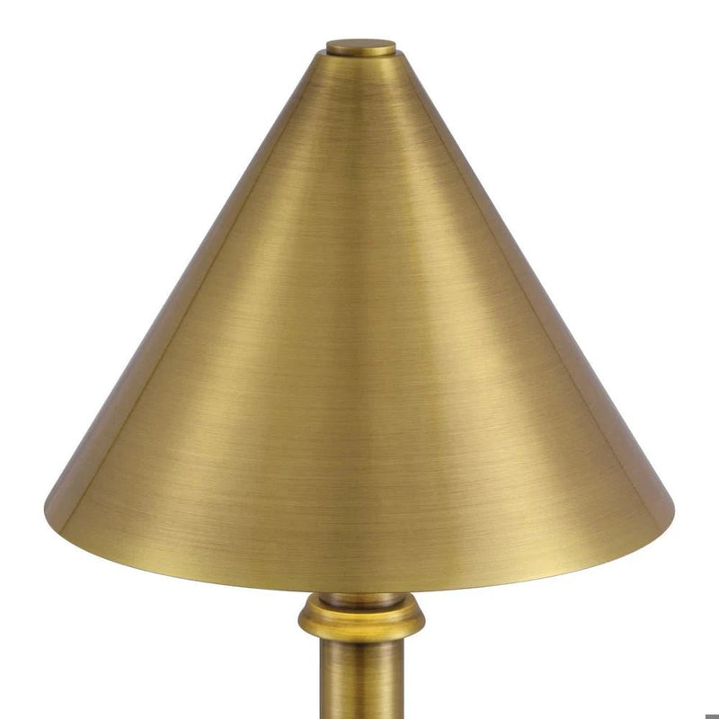 Traipse Rechargeable Cordless Table Lamp - LOOMLAN - Currey & Co - Table Lamps