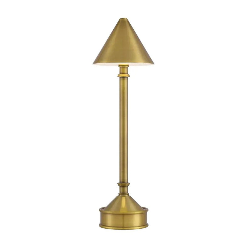 Traipse Rechargeable Cordless Table Lamp - LOOMLAN - Currey & Co - Table Lamps