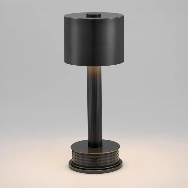 Traverse Modern Cordless Table Lamp - LOOMLAN - Currey & Co - Table Lamps