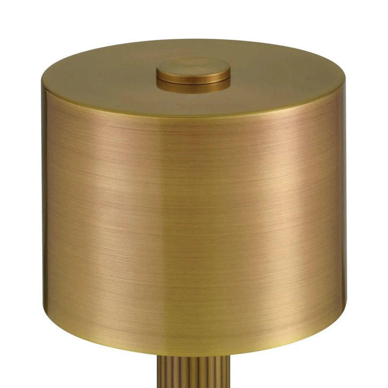 Traverse Modern Cordless Table Lamp - LOOMLAN - Currey & Co - Table Lamps