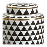 Triad Black Porcelain Canister (Set of 3) - LOOMLAN - Wildwood - Vases & Jars