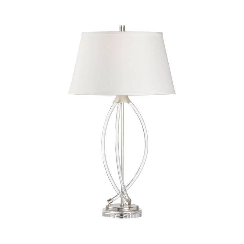 Trifecta Clear Acrylic Mounted Table Lamp - LOOMLAN - Wildwood - Table Lamps