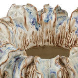 Tropical Crown Textured Finish Ceramic Vase - LOOMLAN - Currey & Co - Vases & Jars