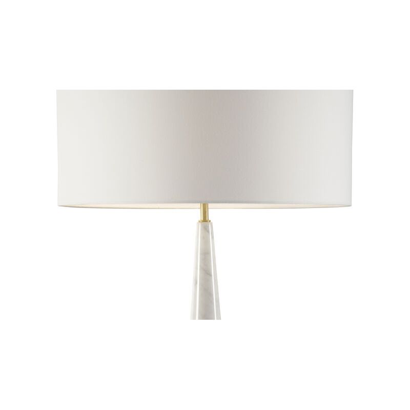 Tulip White Marble Silhouette Table Lamp - LOOMLAN - Wildwood - Table Lamps