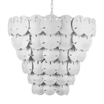 Tulum 8 - Light Extra White Chandelier - LOOMLAN - Currey & Co - Chandeliers