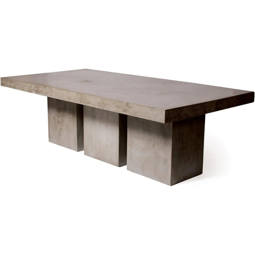 Tuscan Dining Table - Slate Grey Outdoor Dining Table - LOOMLAN - Seasonal Living - Outdoor Dining Tables