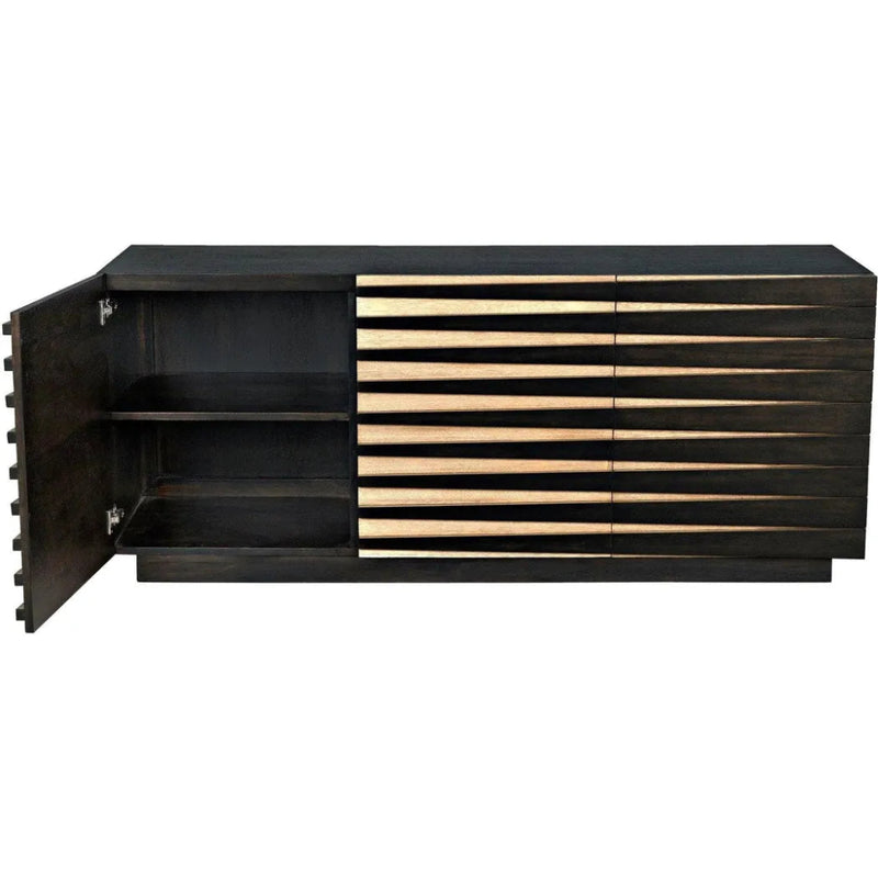 Tyson Sideboard, Ebony Walnut - LOOMLAN - Noir - Sideboards