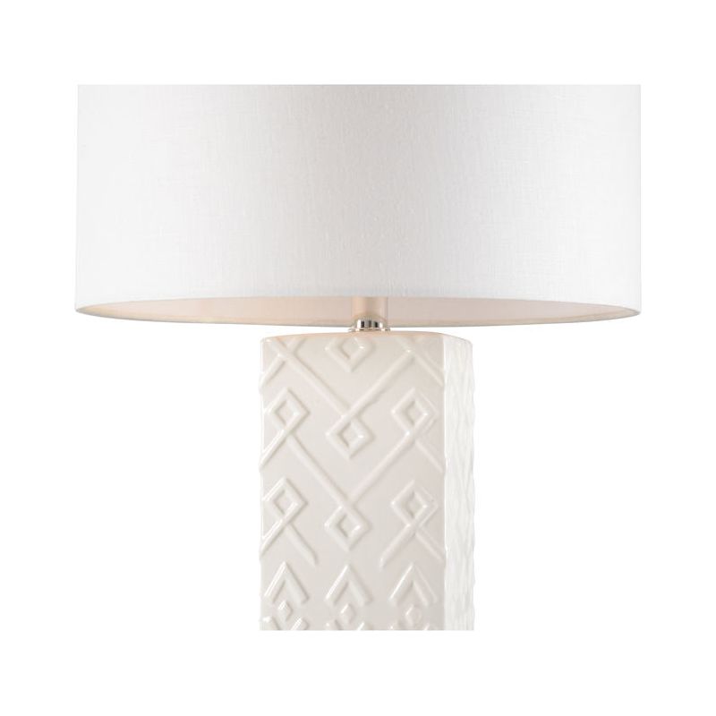 Ujamaa White Table Lamp - LOOMLAN - Wildwood - Table Lamps