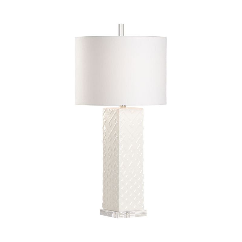 Ujamaa White Table Lamp - LOOMLAN - Wildwood - Table Lamps