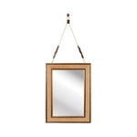 Under The Canvas Cane Warpped Wall Mirror - LOOMLAN - Wildwood - Wall Mirrors