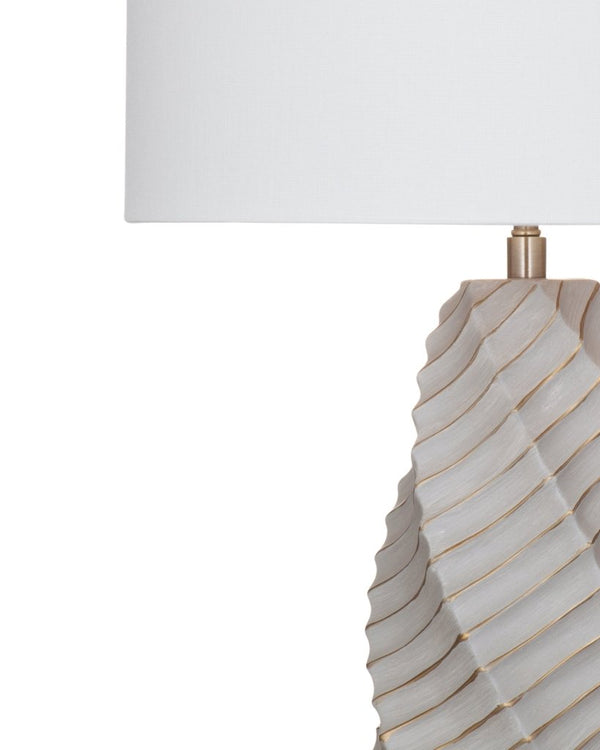 Vanessa Grey Polyresin Table Lamp - LOOMLAN - Bassett Mirror - Table Lamps