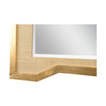 Vanessa Natural Raffia Warpped Wall Mirror - LOOMLAN - Wildwood - Wall Mirrors