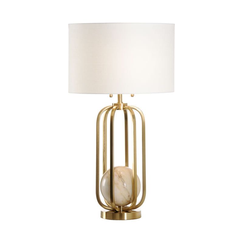 Varese Gold Marble Dual Lights Table Lamp - LOOMLAN - Wildwood - Table Lamps