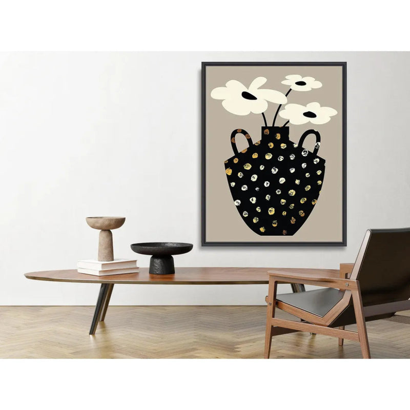 Vase Floral II Artwork d Canvas Floating - LOOMLAN - LOOMLAN - Canvas Art