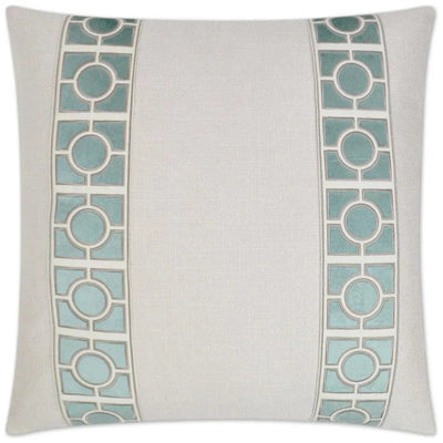 Vendome Seaglass Teal Throw Pillow Insert - LOOMLAN - D.V. Kap - Throw Pillows