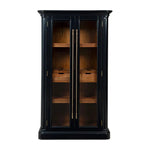 Veneto Solid Wooden Black Cabinet - LOOMLAN - Furniture Classics - Accent Cabinets