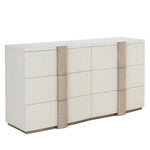 Venetta Dresser Soft Closing Drawers & Cream - LOOMLAN - SUNPAN - Dressers