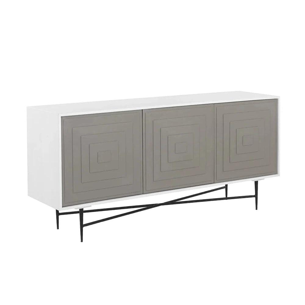 Ventana Sideboard - Large With Geometric - LOOMLAN - SUNPAN - Sideboards