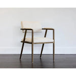 Ventouz Leather Transitional Dining Armchair - LOOMLAN - SUNPAN - Dining Chairs