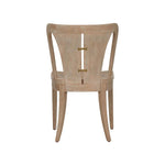 Venturi Wooden Brown Armless Chair - LOOMLAN - Wildwood - Dining Chairs