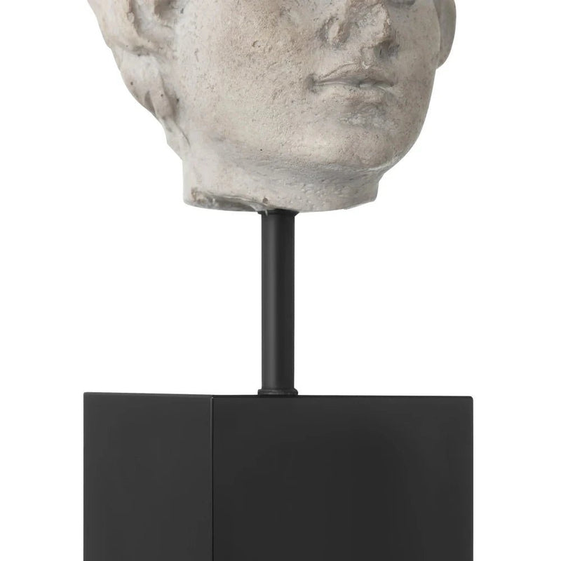 Venus Head On Stand Set Sculpture (Set Of 2) - LOOMLAN - Currey & Co - Statues & Sculptures