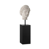 Venus Head On Stand Set Sculpture (Set Of 2) - LOOMLAN - Currey & Co - Statues & Sculptures