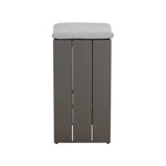 Verin Fabric Streamlined Outdoor Barstool - LOOMLAN - SUNPAN - Outdoor Bar Stools