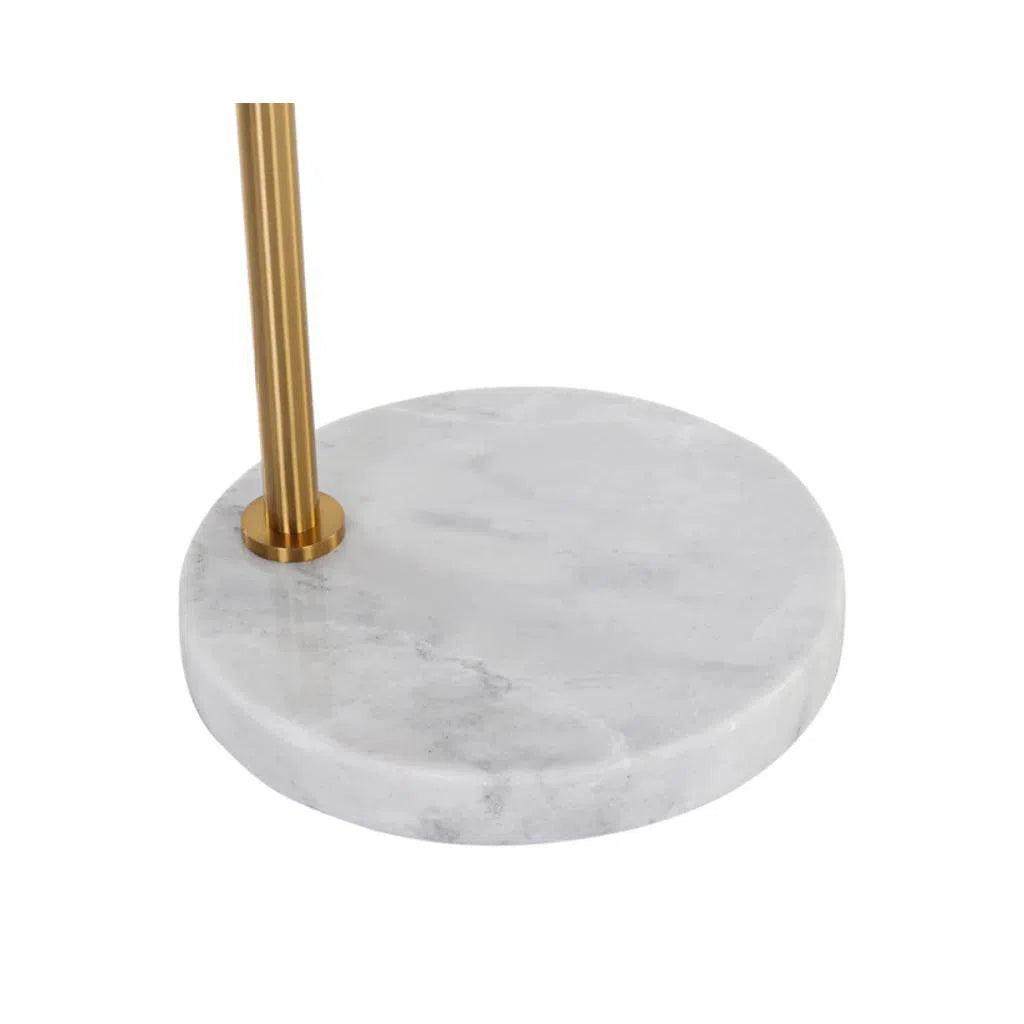 Vern Marble Based Arc Floor Lamp - LOOMLAN - SUNPAN - Floor Lamps