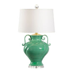 Verona Green Italian Design Brass Finish Table Lamp - LOOMLAN - Chelsea House - Table Lamps