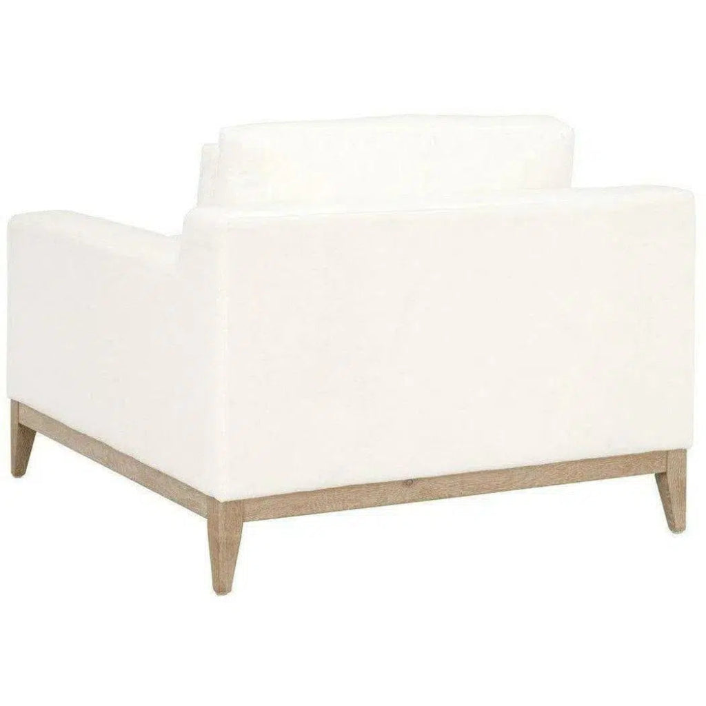 Vienna Track Arm Sofa Chair LiveSmart White - LOOMLAN - Essentials For Living - Club Chairs