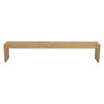 Viga Wooden Outdoor Backless Bench - LOOMLAN - SUNPAN - Outdoor Benches