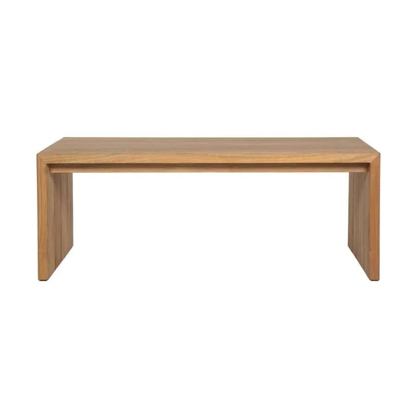 Viga Wooden Outdoor Rectangular Coffee Table - LOOMLAN - SUNPAN - Outdoor Coffee Tables