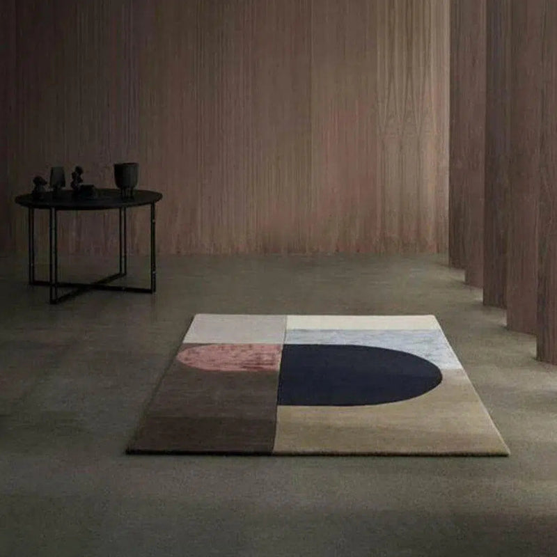 Vilja Bordeaux Brown Handmade Wool Rug - LOOMLAN - Linie Design - Area Rugs