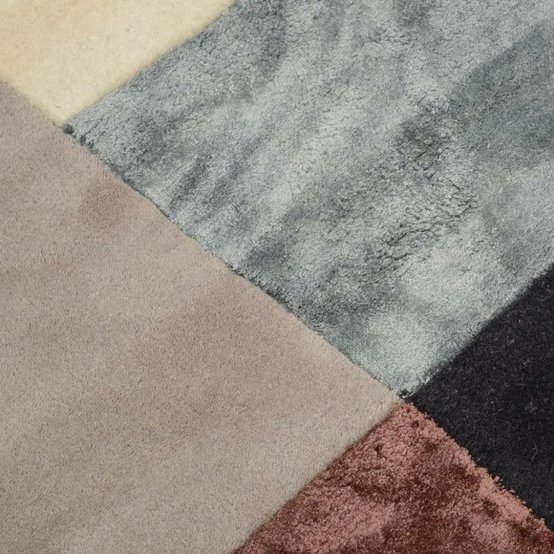 Vilja Bordeaux Brown Handmade Wool Rug - LOOMLAN - Linie Design - Area Rugs