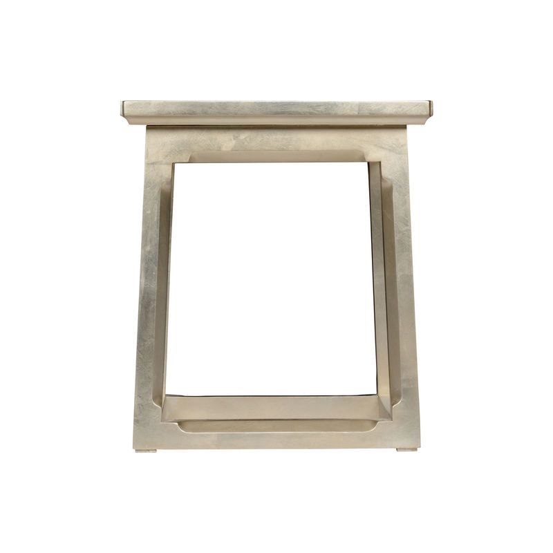 Vinh Mirrored Top Square Side Table - LOOMLAN - Wildwood - Side Tables