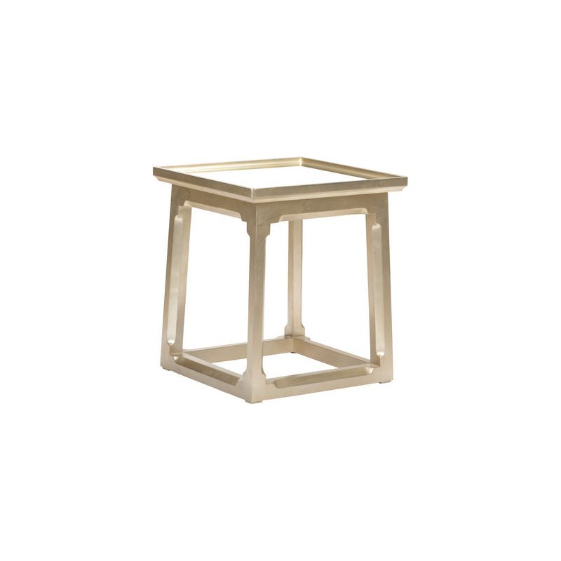 Vinh Mirrored Top Square Side Table - LOOMLAN - Wildwood - Side Tables